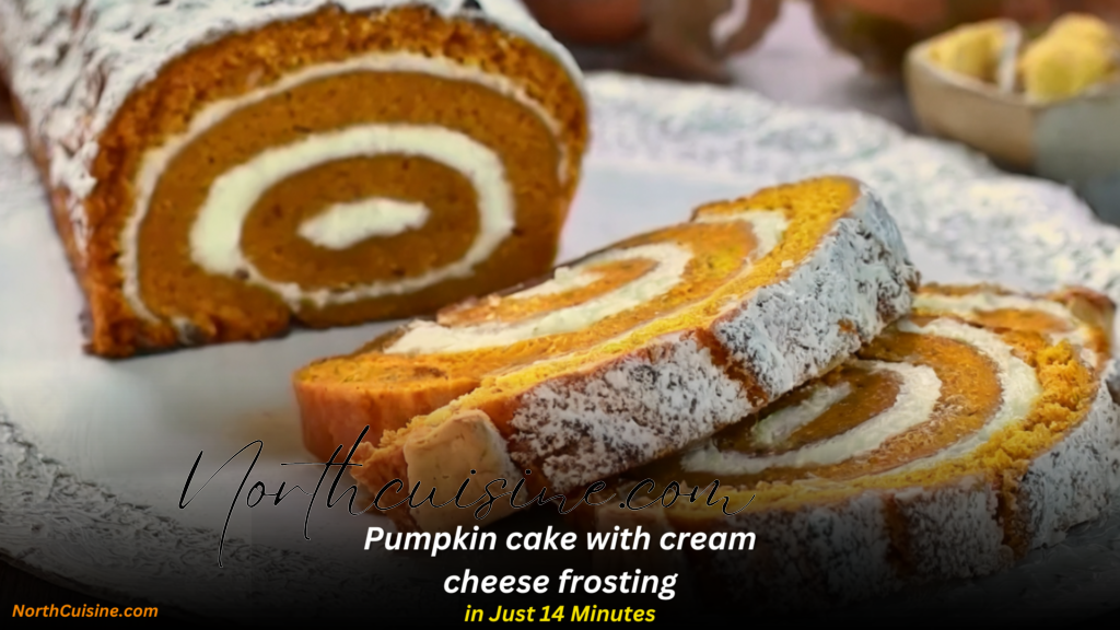 Pumpkin Cake Recipe: Pumpkin cake with cream cheese frosting,Pumpkin cake with cream cheese frosting