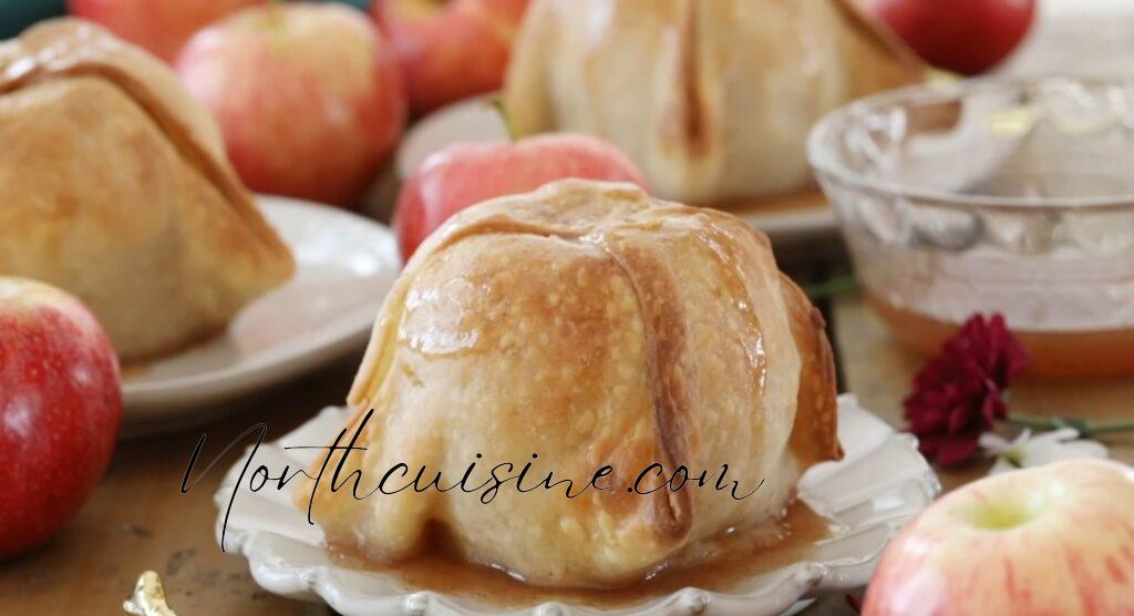 Apple dumplings with crescent rolls