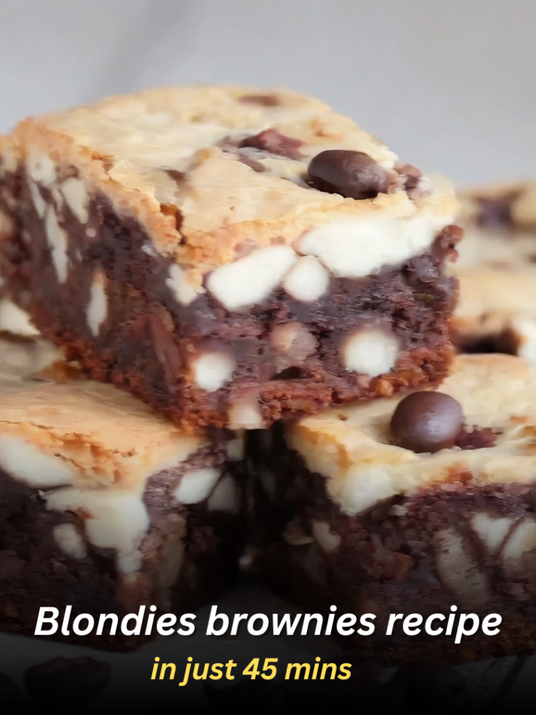 Blondies brownies recipe