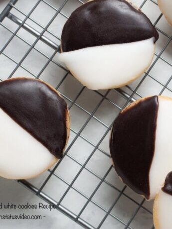 Black and white cookies Recipe