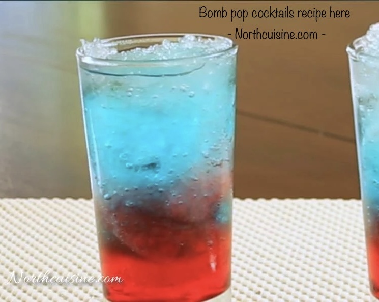 Bomb pop cocktails recipe