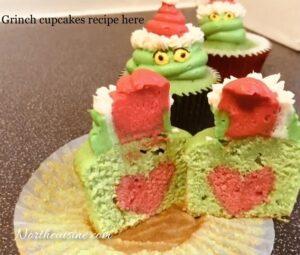 Grinch cupcakes recipe
