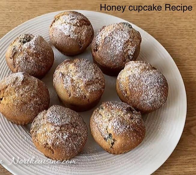 Honey cupcake recipe
