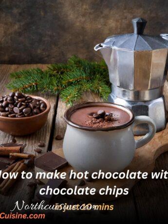 How to make hot chocolate with chocolate chips recipe